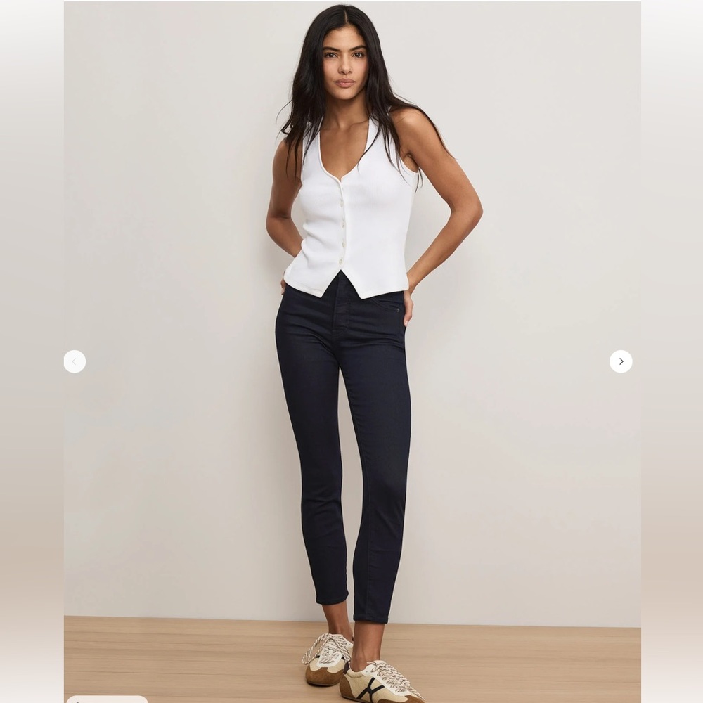 VERONICA BEARD SIZE 26 DEBBIE ANKLE SKINNY HIGH-RISE